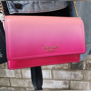 Kate Spade Multi Morgan OMBRE Crossbody Mellon BALL Pink  NWT!